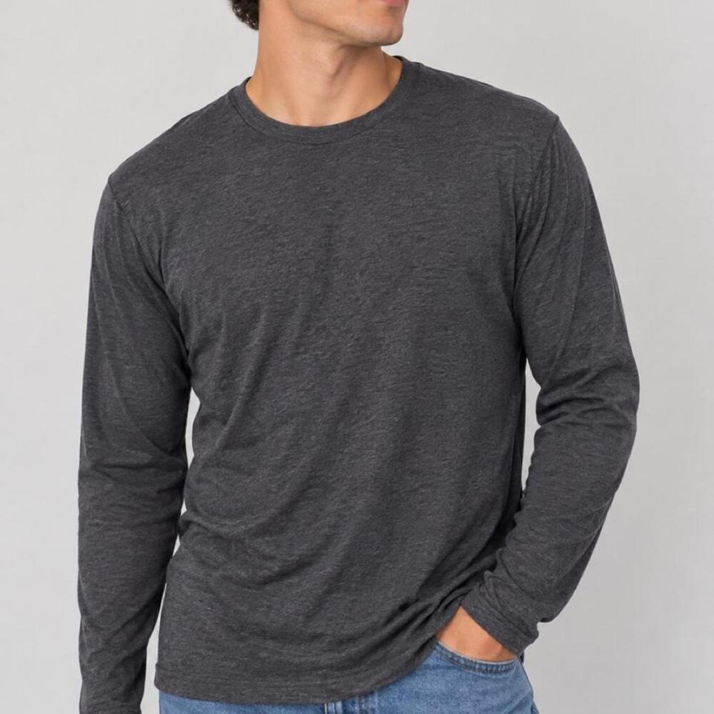 Theory gray long sleeve shirt